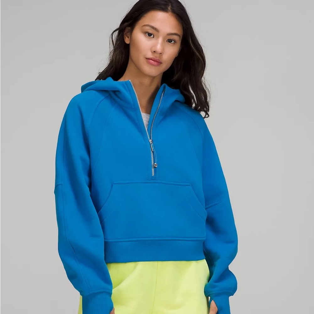 Lululemon Scuba Oversized Half-Zip Hoodie - POOLSIDE